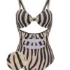[Pre-sale] Brown Zebra Print Cutout One-Piece Swimsuit -Retro Pulse Shop 0 0 0bfebc84 6592 4307 9aca 7ec9f9914f66