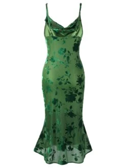 Green 1930s Floral Vintage Dress -Retro Pulse Shop 001 2 a09ee006 c276 4c3a 8a18 93d83606e9b9