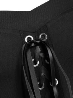 [Plus Size] 1950s Suspender Contrast Color Chiffon Strap Dress -Retro Pulse Shop 04 b876ad26 99f3 4618 9ba1 281fa2341b06