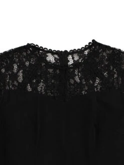 Black 1950s Lace Round Neck Dress -Retro Pulse Shop 05 0de07d31 3a89 4b2f 9009 ffa2041d24dc