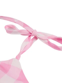 [Plus Size] Pink 1950s Plaid Strap Dress -Retro Pulse Shop 06 53e4e5c4 bad1 468e 8fd0 40b786a03569