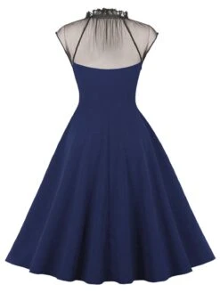 1950s Patchwork Flying Sleeves Swing Dress -Retro Pulse Shop 09 compressed 64d5c419 68d1 449a 9a0c 935c96a8b4f4