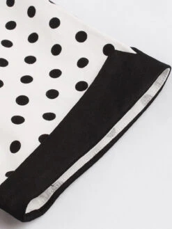 1950s Polka Dot Patchwork Swing Dress -Retro Pulse Shop 12890134810 2087646882
