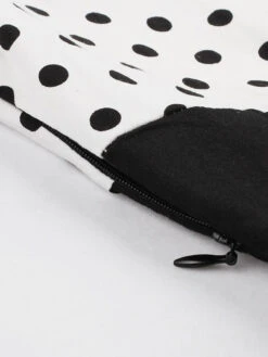 1950s Polka Dot Patchwork Swing Dress -Retro Pulse Shop 12890143676 2087646882