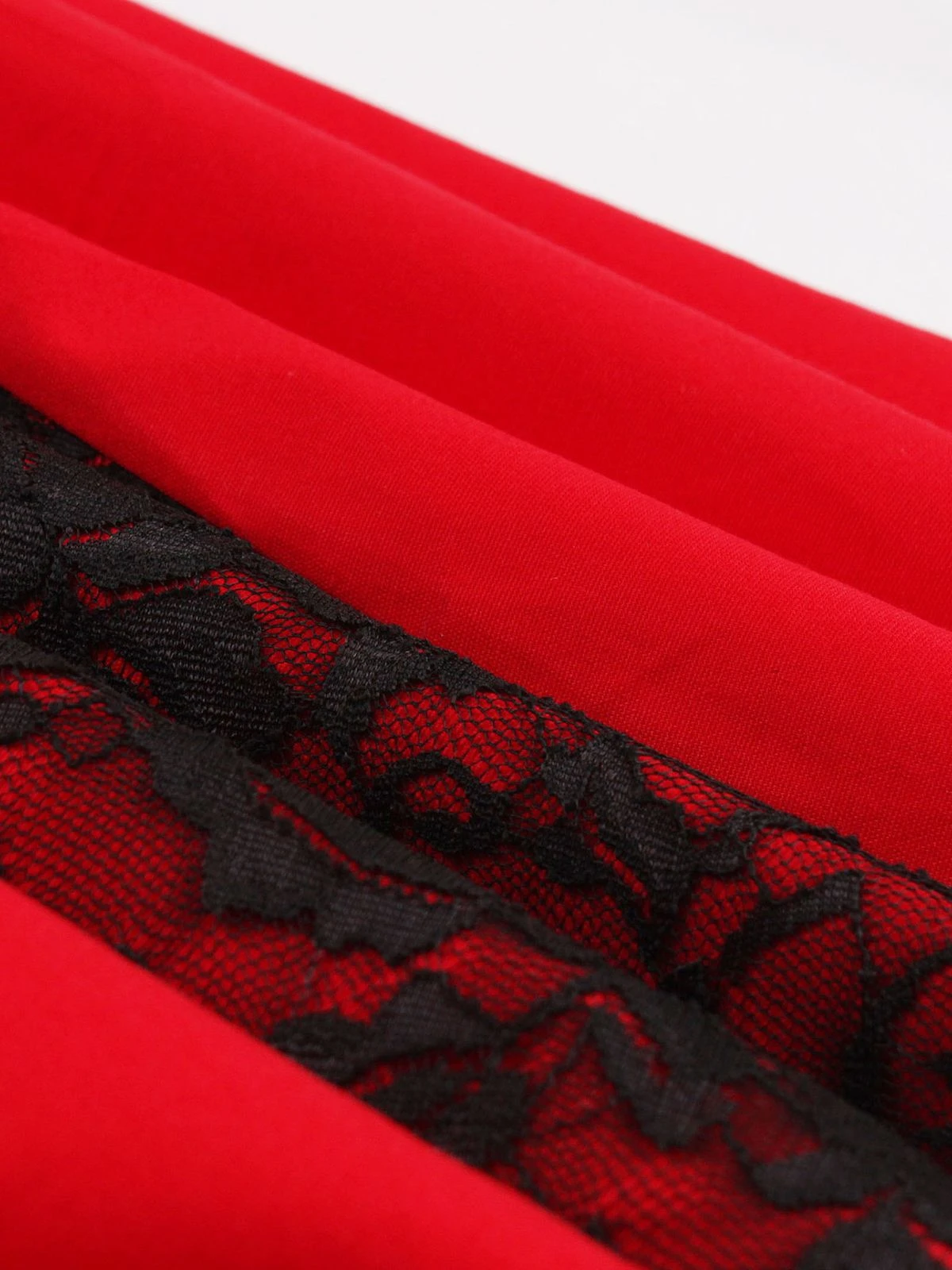 1980s Halloween Lace Patchwork Swing Dress 6 1980s Halloween Lace Patchwork Swing Dress - Image 4