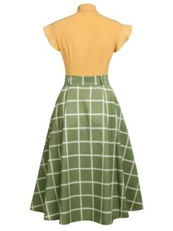 2PCS 1950s Bow Plaid Blouse & Skirt -Retro Pulse Shop 16 b80ea8bb 7907 46d0 89d6 c42a58321129