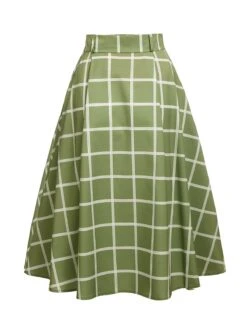 2PCS 1950s Bow Plaid Blouse & Skirt -Retro Pulse Shop 18 b6ac1c4e bda1 4380 b327 c8a5564d110c