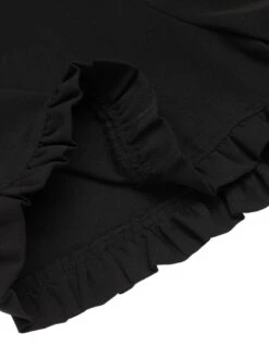 Apricot 1950s Patchwork Butterfly Lace Romper -Retro Pulse Shop 1J2A1222