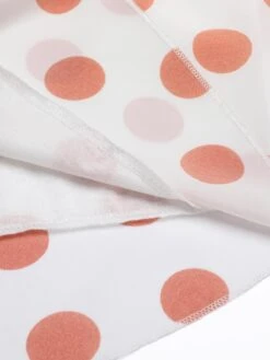 Orange 1930s Polka Dot Fishtail Dress -Retro Pulse Shop 1J2A1322