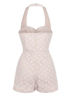 Light Pink 1950s Halter Romper & Polka Dots Skirt -Retro Pulse Shop 1J2A3797 33cf11fb c6ce 41ef 9654 6796b6d74376