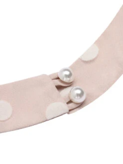 Light Pink 1950s Halter Romper & Polka Dots Skirt -Retro Pulse Shop 1J2A3925