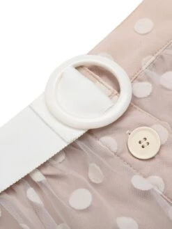 Light Pink 1950s Halter Romper & Polka Dots Skirt -Retro Pulse Shop 1J2A3929