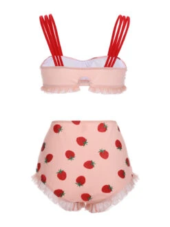 [Plus Size] 1950s Lace Strawberry Cami Tankini Set -Retro Pulse Shop 1J2A7899 17c206b0 3ff9 4474 9ddc b6d75b8f95cc
