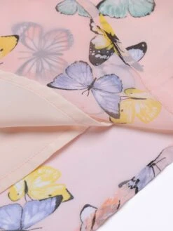 Light Pink Butterfly Strap Lace-up Vintage Dress -Retro Pulse Shop 1J2A8062