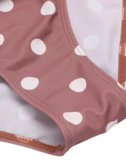 [Pre-Sale] Retro Polka Dots Patchwork One-piece Swimsuit -Retro Pulse Shop 1J2A8471