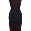 Black 1960s Patchwork Bodycon Dress -Retro Pulse Shop 1 4d780930 d571 4c27 ac9b 840ffd388e0d