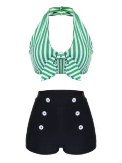 [Pre-Sale] Red 1950s Retro Halter Stripes Bikini Set -Retro Pulse Shop 1 ad84d3d2 27fe 4c36 88f9 ca1d1462fbe9 2