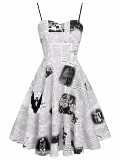 White 1950s Bat Cape Swing Dress -Retro Pulse Shop 2022 08 17T174051.083