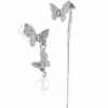 Butterfly Diamond Pearl Asymmetric Earrings -Retro Pulse Shop 2023 04 13T111503.541