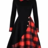 Black 1950s Plaid Hooded Button Dress -Retro Pulse Shop 2023 11 02T170747.726 b7383612 c1db 462c 80ff 1c1629a353c1