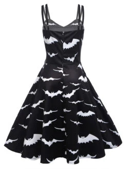 Black 1950s Bat Cape Swing Dress -Retro Pulse Shop 22 11e76071 4f38 4d0c b301 3c8487823264