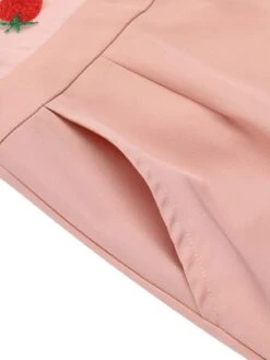 Strawberry Pink 1950s Patchwork Lace Romper -Retro Pulse Shop 2 0e57aae7 37cb 4d42 81df f4c6e3b7ecb2