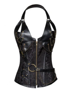 Steampunk Halter Leather Gothic Corset 22 Steampunk Halter Leather Gothic Corset -Retro Pulse Shop 2 1d6b3e03 6592 4f7e 94c8 814f8f34f8ad