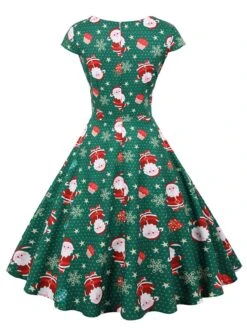 Green 1950s Christmas Polka Dot Dress 8 Green 1950s Christmas Polka Dot Dress -Retro Pulse Shop 3 4c2ce974 5e77 41a7 afbc 4d8636405533