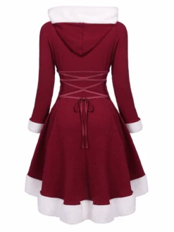 1950s Furry Patchwork Solid Lace-up Dress -Retro Pulse Shop 3 79c7f716 face 46b9 a0cc 7ea2bab0eb15