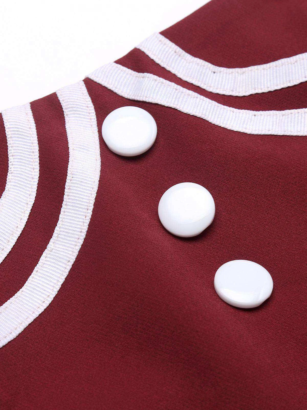 1950s Halter Navy Swing Dress 9 1950s Halter Navy Swing Dress - Image 7