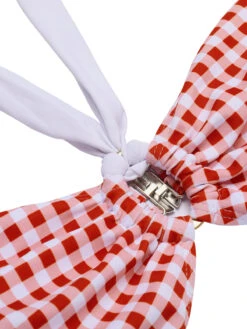 Retro Red 1940s Plaid Halter Bikini Set 13 Retro Red 1940s Plaid Halter Bikini Set -Retro Pulse Shop 4 2 fe2d351a 93bc 4302 8bcf fdd29e87d8c6