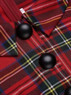 Red 1960s Plaids Bodycon Dress -Retro Pulse Shop 4 14e212b2 2a38 4b8c bd7b 9757bc07a570