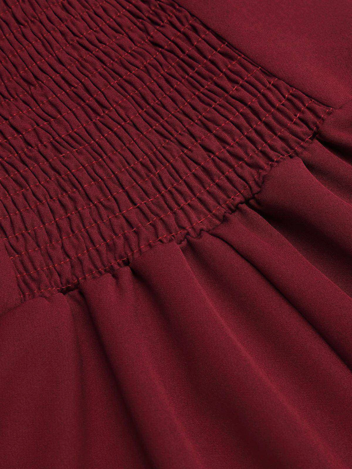 1950s Halter Navy Swing Dress 10 1950s Halter Navy Swing Dress - Image 8