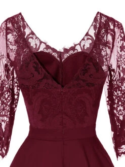 1950s Lace Half Sleeve Swing Dress -Retro Pulse Shop 5 102cb5e3 16c4 4531 b755 f37358946d9c