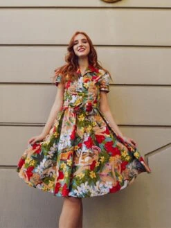 1950s Bikini Girls Swing Dress 20 1950s Bikini Girls Swing Dress -Retro Pulse Shop 5 7a175e2c 261d 4300 9102 309c888567db