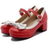 Retro Bow Non-slip High Heel Shoes 2 Retro Bow Non-slip High Heel Shoes -Retro Pulse Shop 5 b76a3bf7 ec27 4eef 9f96 c3d25de6949c