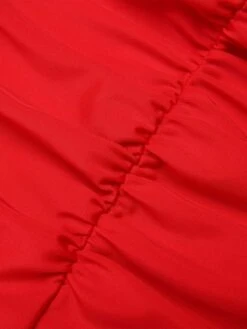 Red 1950s Button Ruffles Halter Swimsuit -Retro Pulse Shop 5 compressed compressed