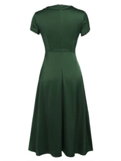 1940s Pearl Buttons Solid Darlene Dress -Retro Pulse Shop 6 070e867e 8887 4a30 a25a 2797031d07b7