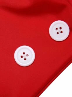 Red 1950s Button Ruffles Halter Swimsuit -Retro Pulse Shop 6 compressed compressed