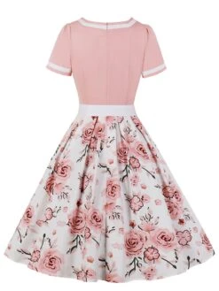 1950s Floral Patchwork Swing Dress -Retro Pulse Shop 8888 27fd3e29 020a 454e 909a a17ff940f704