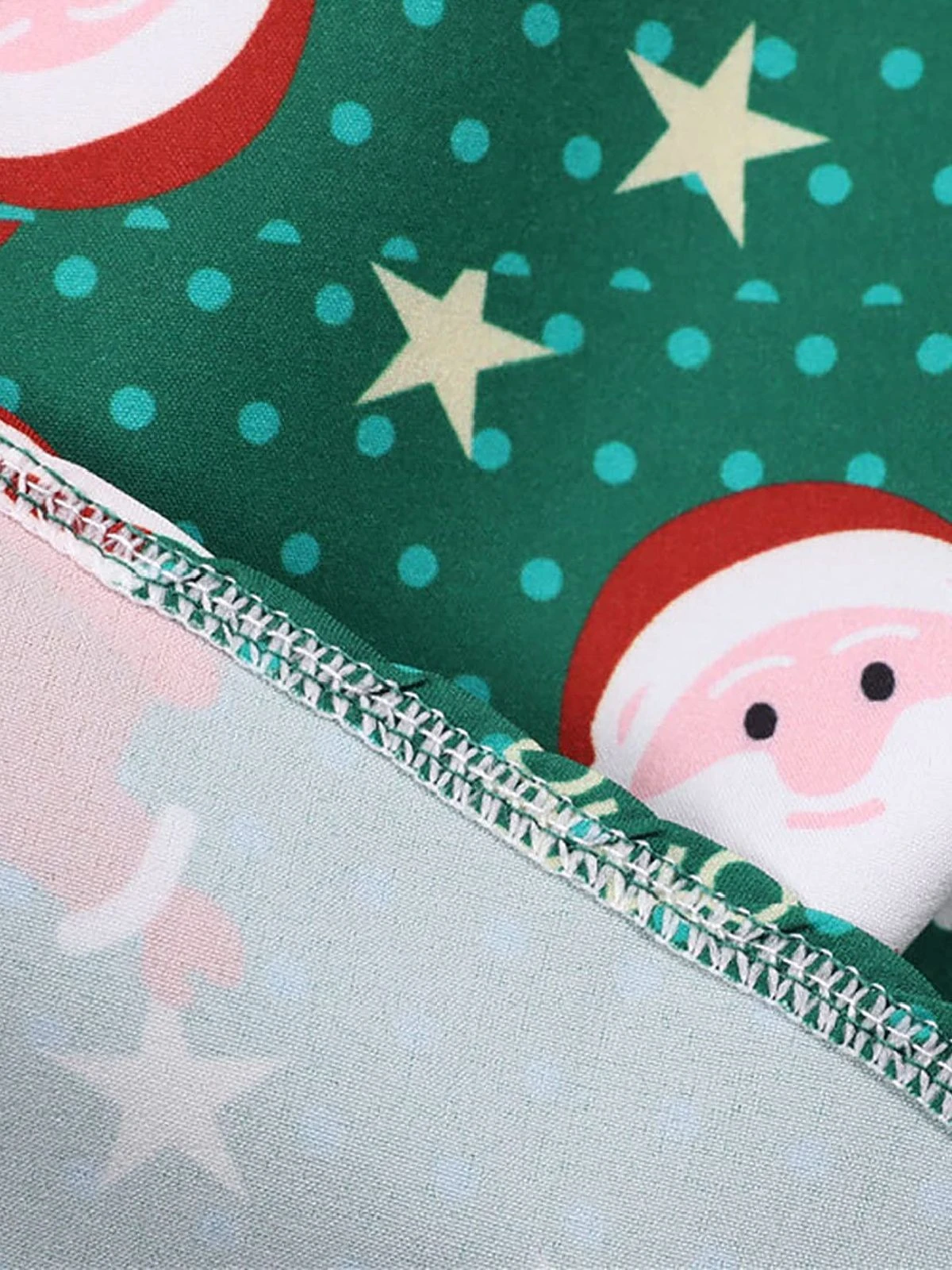 Green 1950s Christmas Polka Dot Dress 6 Green 1950s Christmas Polka Dot Dress - Image 4