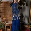 [US Warehouse] Blue 1920s Sequined Maxi Flapper Dress -Retro Pulse Shop ALEX6405
