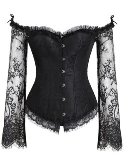 Halloween Steampunk Lace Patchwork Corset -Retro Pulse Shop B1 35fccf5d 84b4 4ce7 bfc3 66cbc31d002f