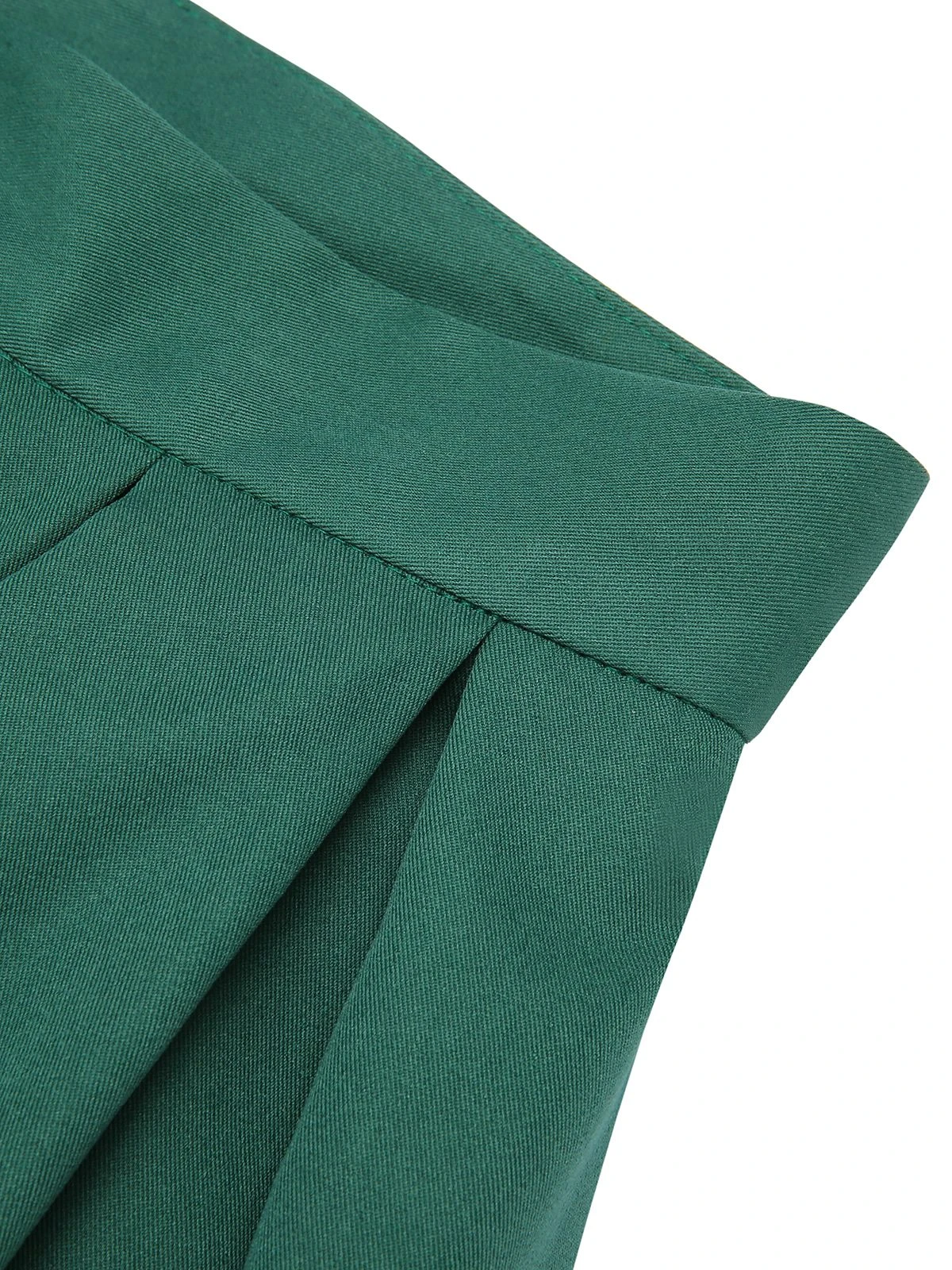 Green 1950s Solid Pleated Skirts 8 Green 1950s Solid Pleated Skirts - Image 6