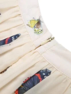 1950s Floral Butterfly Vintage Maxi Dress -Retro Pulse Shop D69A8993