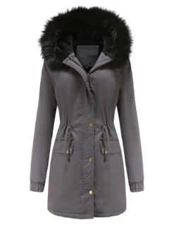 1950s Solid Zipper Fur Trimmed Coat -Retro Pulse Shop GR1 cae4af10 14a7 4988 b585 eea58ff66a9f