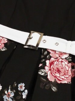 1950s Floral Patchwork Swing Dress -Retro Pulse Shop IMG 8199 1d03e35c b6d7 4880 8a17 4fdcd0e35a27