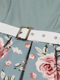 1950s Floral Patchwork Swing Dress -Retro Pulse Shop IMG 8215 2ec3f750 995b 4ed9 899d 175092c51970