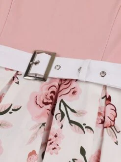 1950s Floral Patchwork Swing Dress -Retro Pulse Shop IMG 8223 bfe33337 c38b 4af7 a5c9 0ad946ebea4f