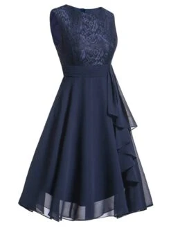 1950s Solid Lace Sleeveless Swing Dress -Retro Pulse Shop NB2 1bb4d369 c6b1 4c72 bf81 c047d01035d1